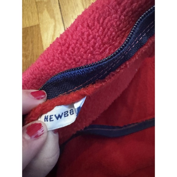 Vintage LL Bean Baby Bag Red Sleeping Sack Newborn Size Polar Plus zip USA Made - Picture 11 of 11